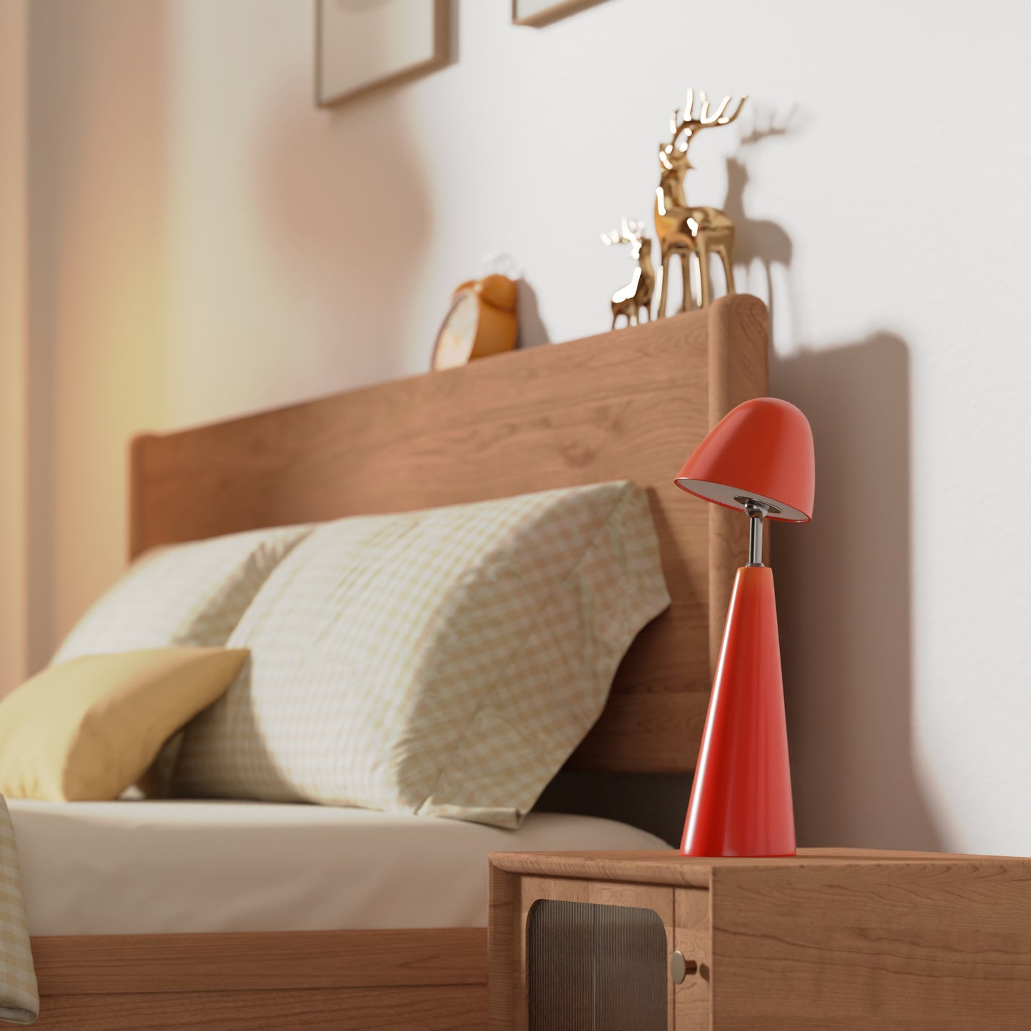 Nura Cordless Table Lamp - Orange - Cavars