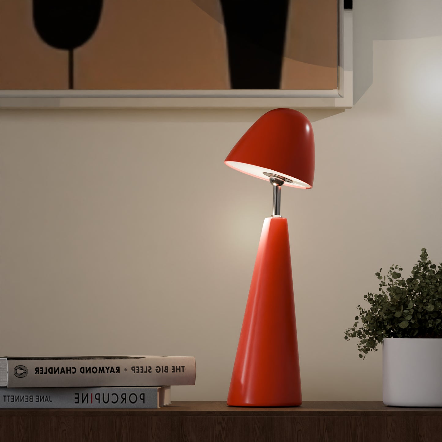 Nura Cordless Table Lamp - Orange - Cavars