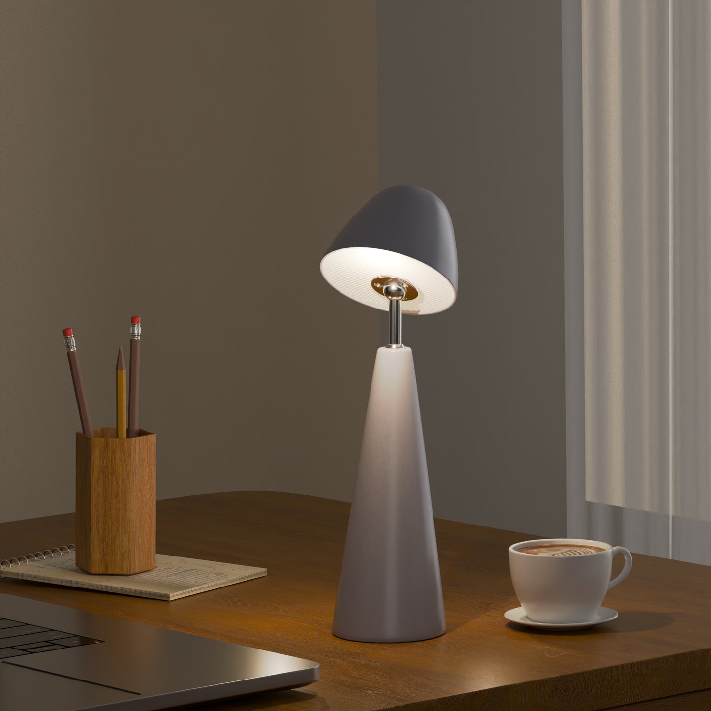 Nura Cordless Table Lamp - Grey